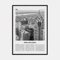 Philadelphia Travel B&W No 3 Poster