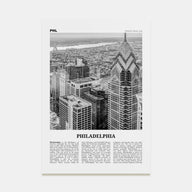 Philadelphia Travel B&W No 3 Poster