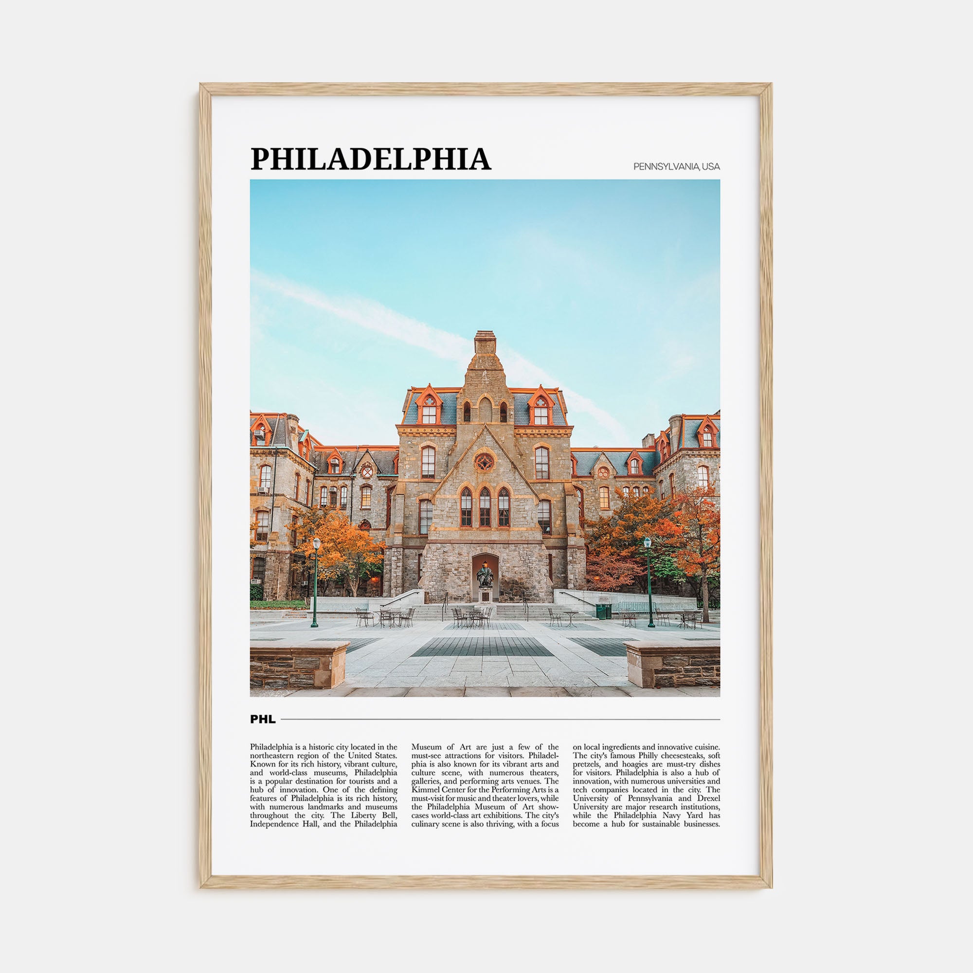 Philadelphia Travel Color No 1 Poster