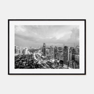 Philippines Landscape B&W Poster