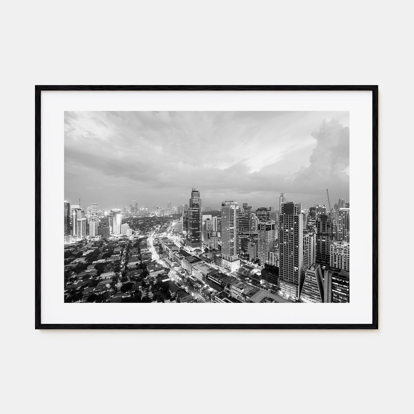 Philippines Landscape B&W Poster
