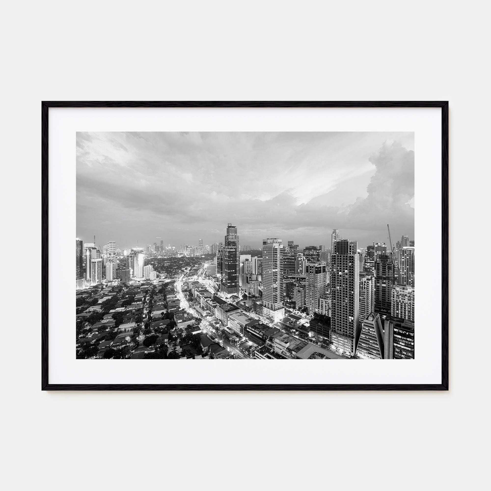 Philippines Landscape B&W Poster