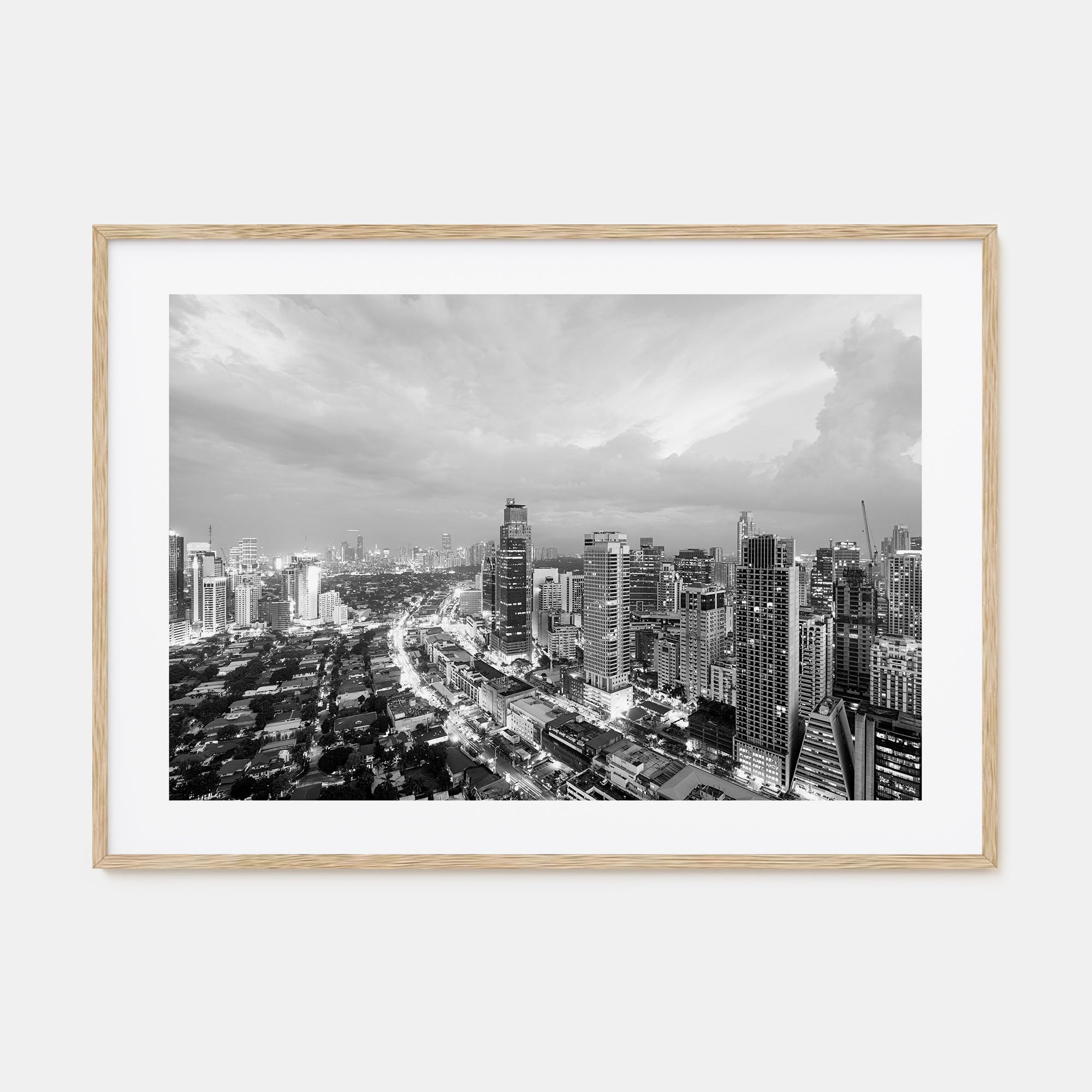 Philippines Landscape B&W Poster