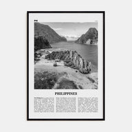 Philippines Travel B&W No 2 Poster