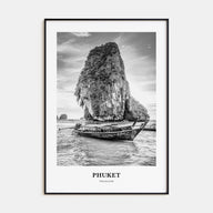 Phuket Portrait B&W Poster