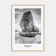 Phuket Portrait B&W Poster