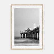 Pier Photo B&W No 2 Poster