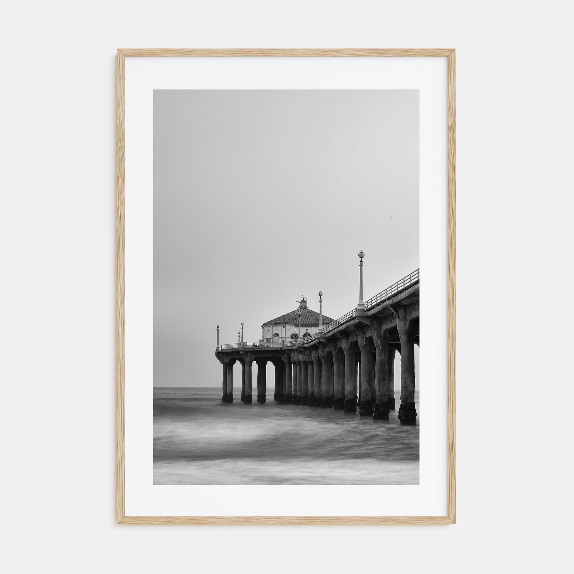 Pier Photo B&W No 2 Poster