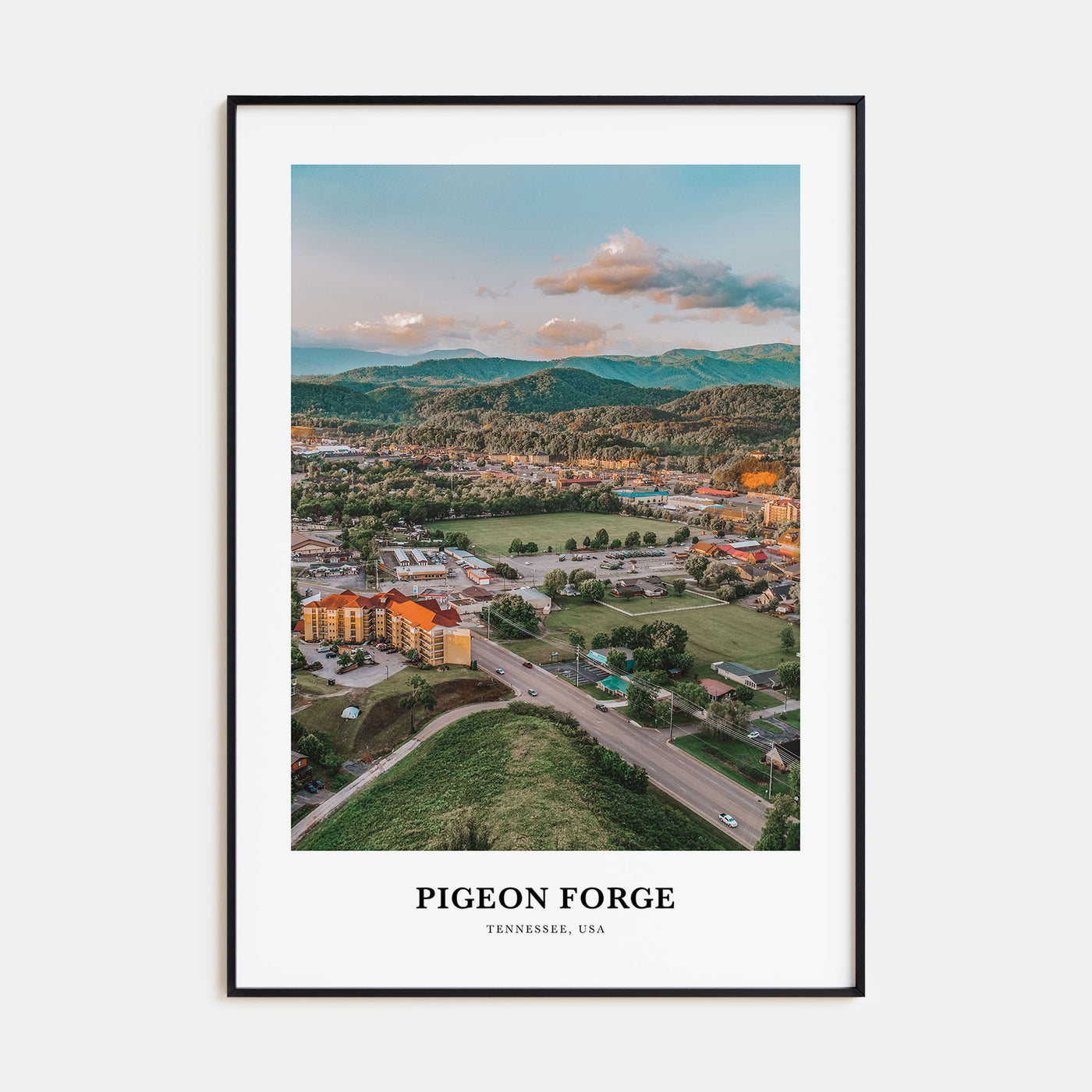 Pigeon Forge Portrait Color Poster