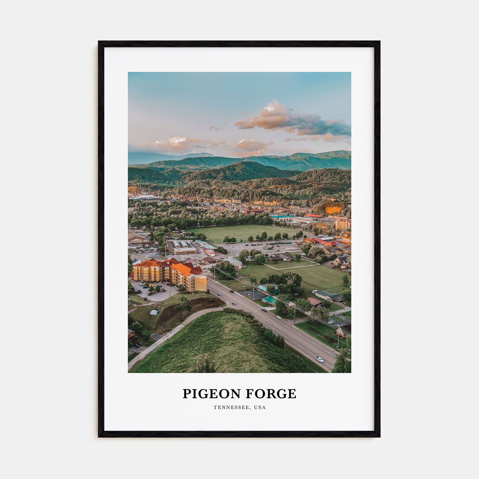Pigeon Forge Portrait Color Poster