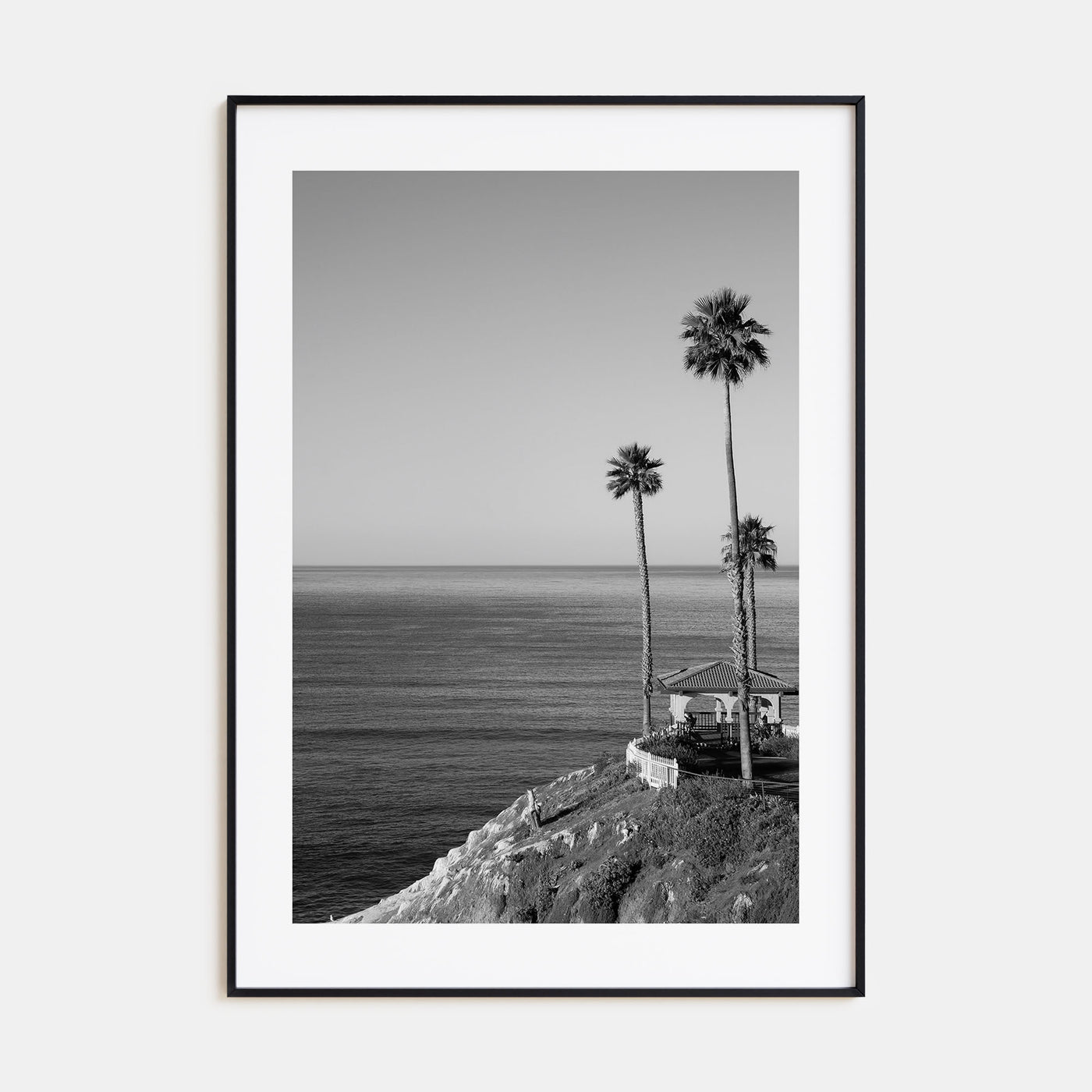 Pismo Beach Photo B&W Poster