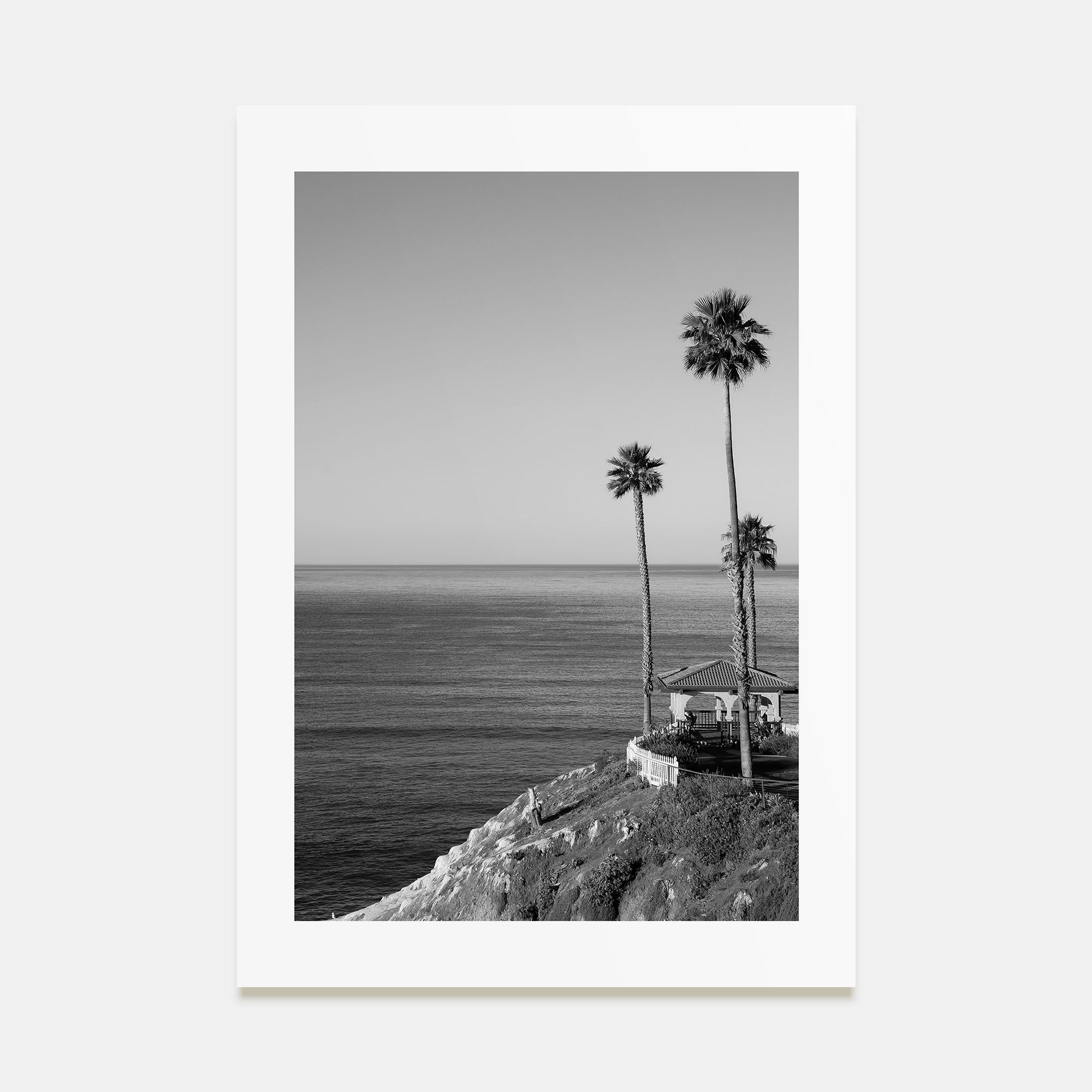 Pismo Beach Photo B&W Poster