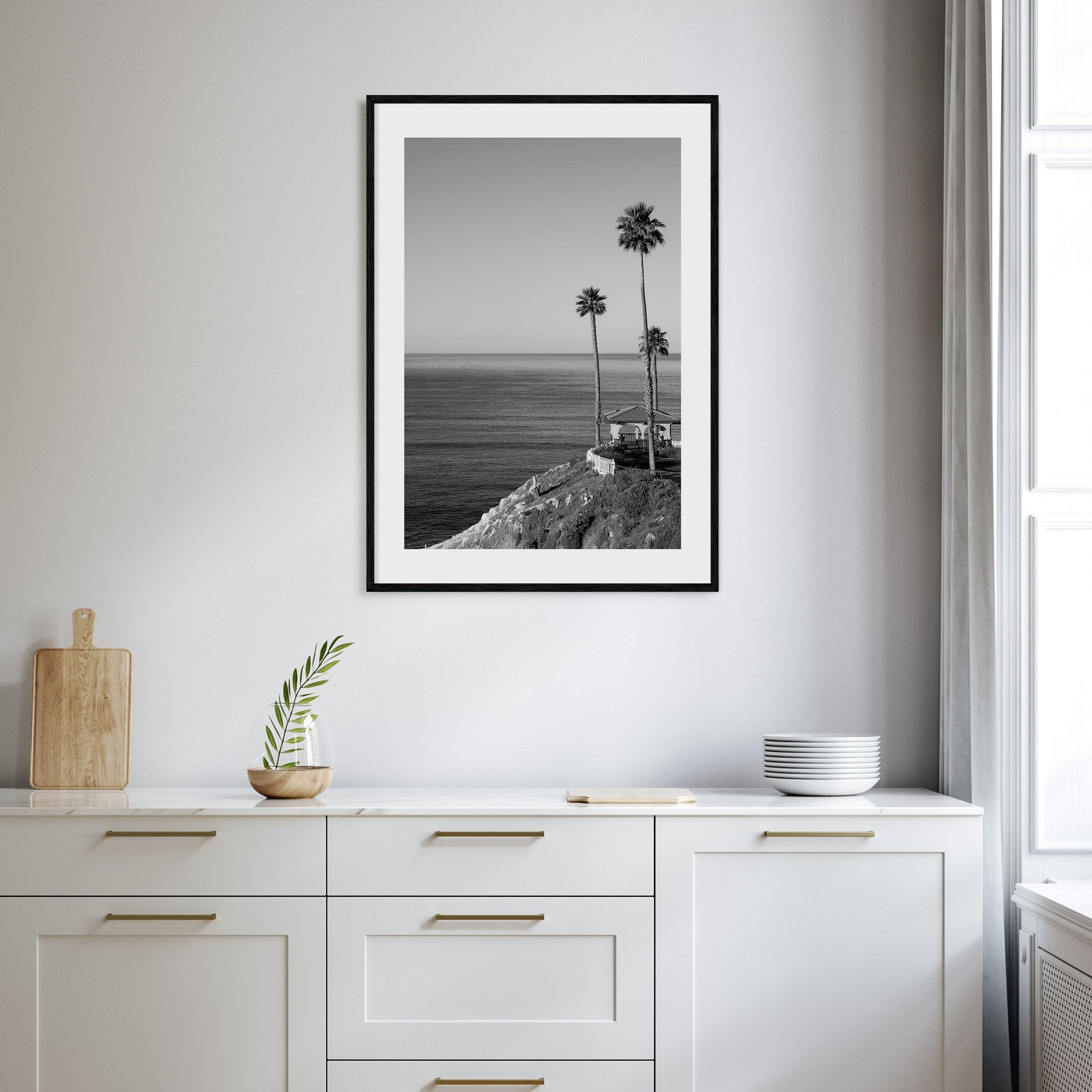 Pismo Beach Photo B&W Poster