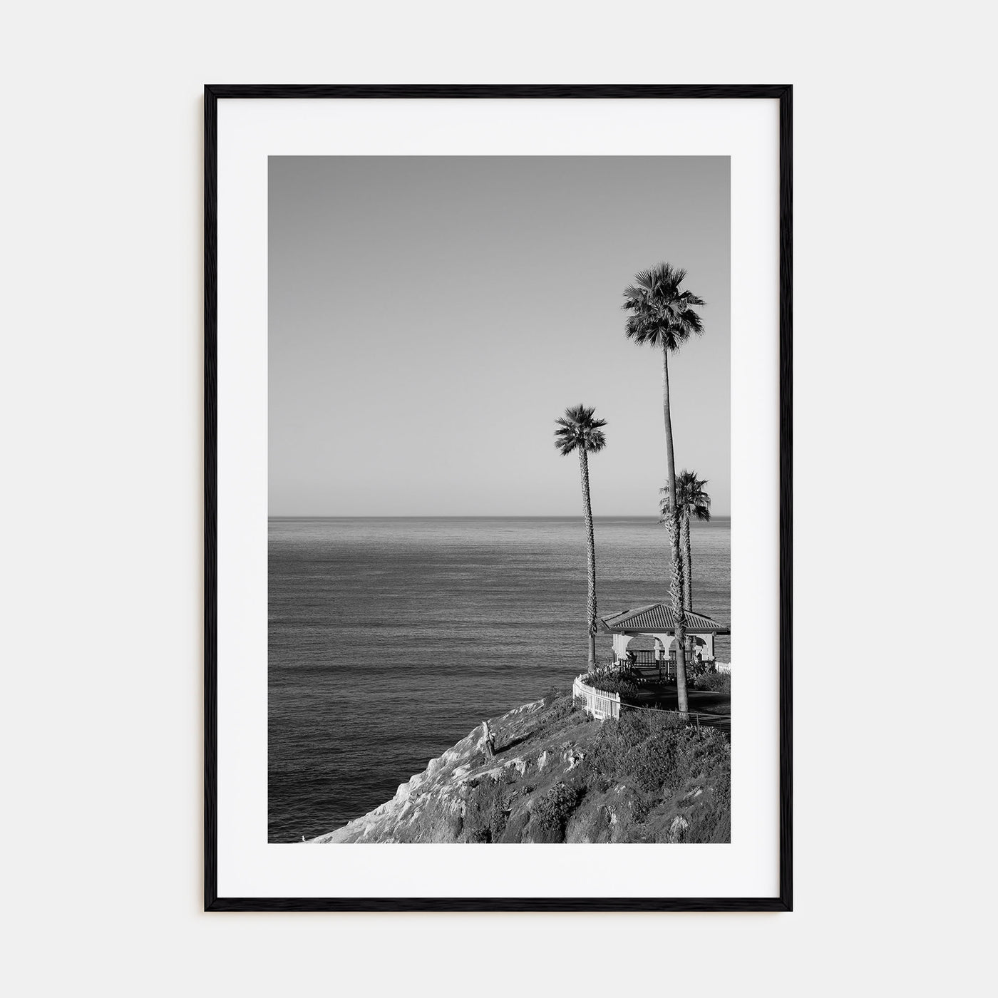 Pismo Beach Photo B&W Poster