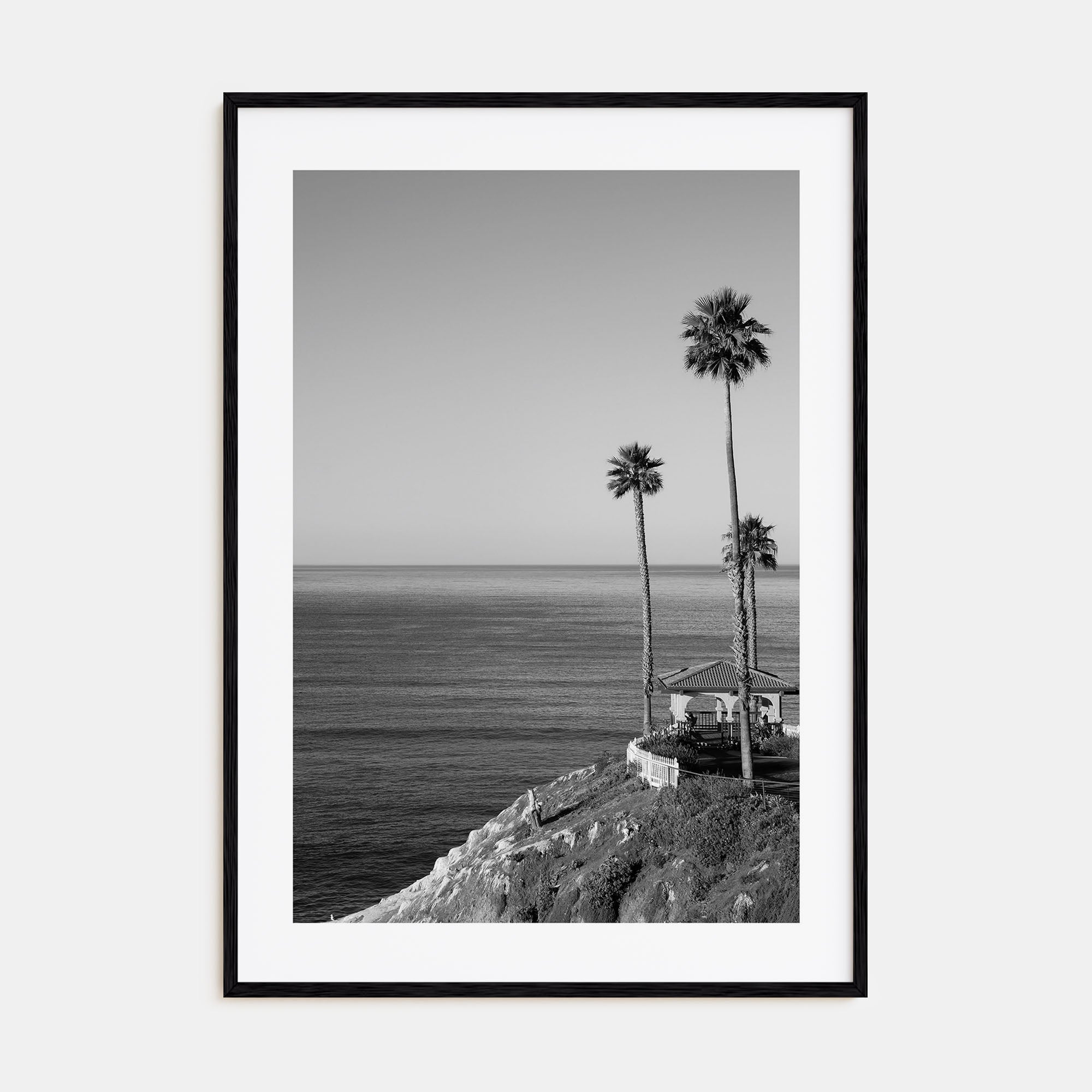 Pismo Beach Photo B&W Poster
