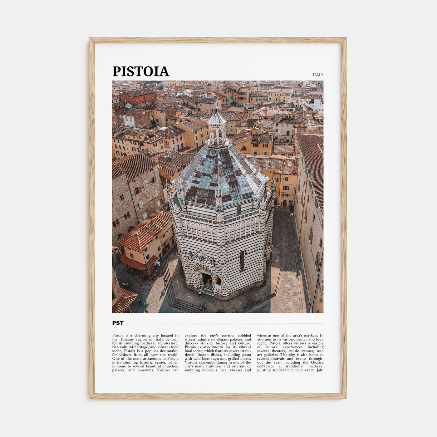 Pistoia Travel Color Poster