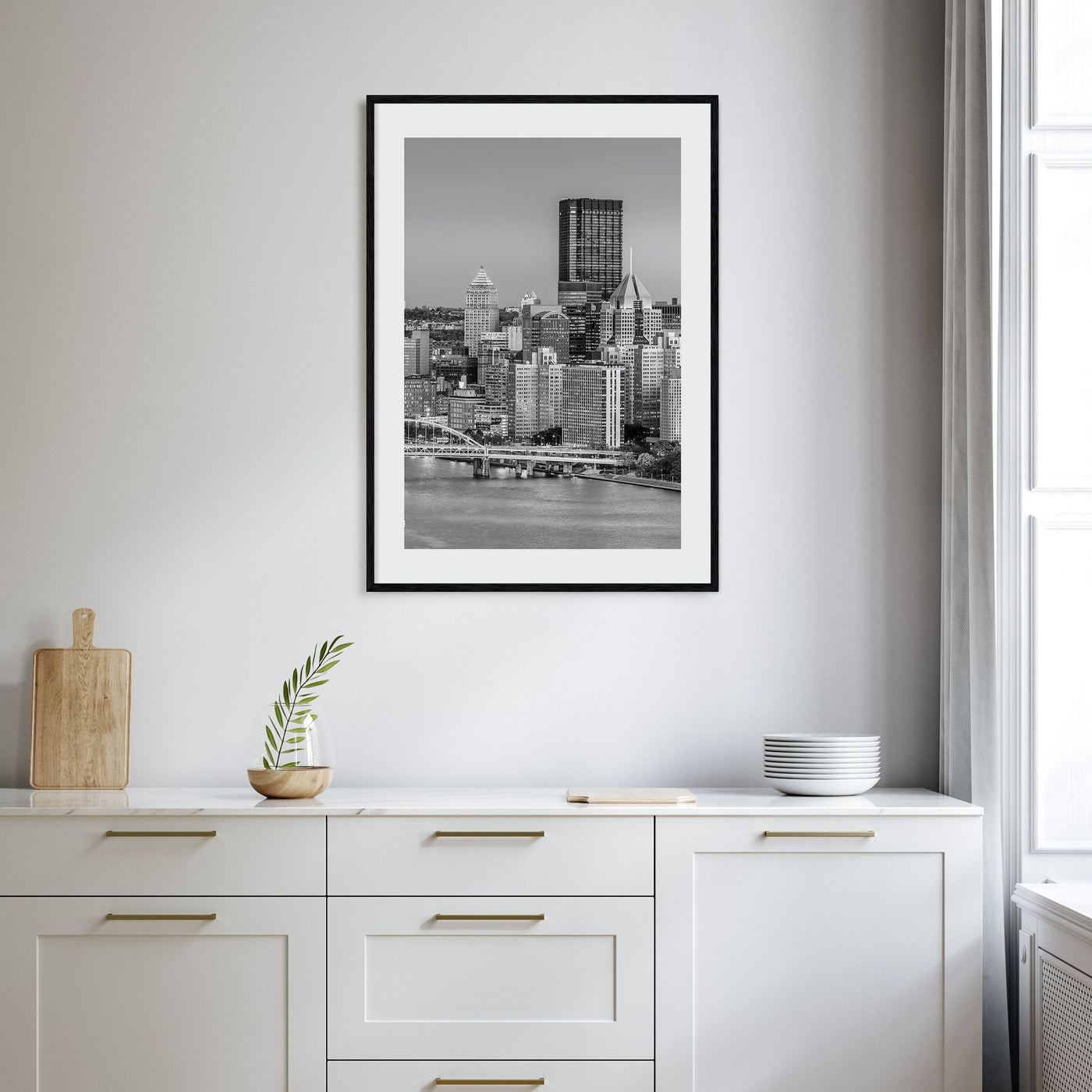 Pittsburgh Photo B&W No 1 Poster