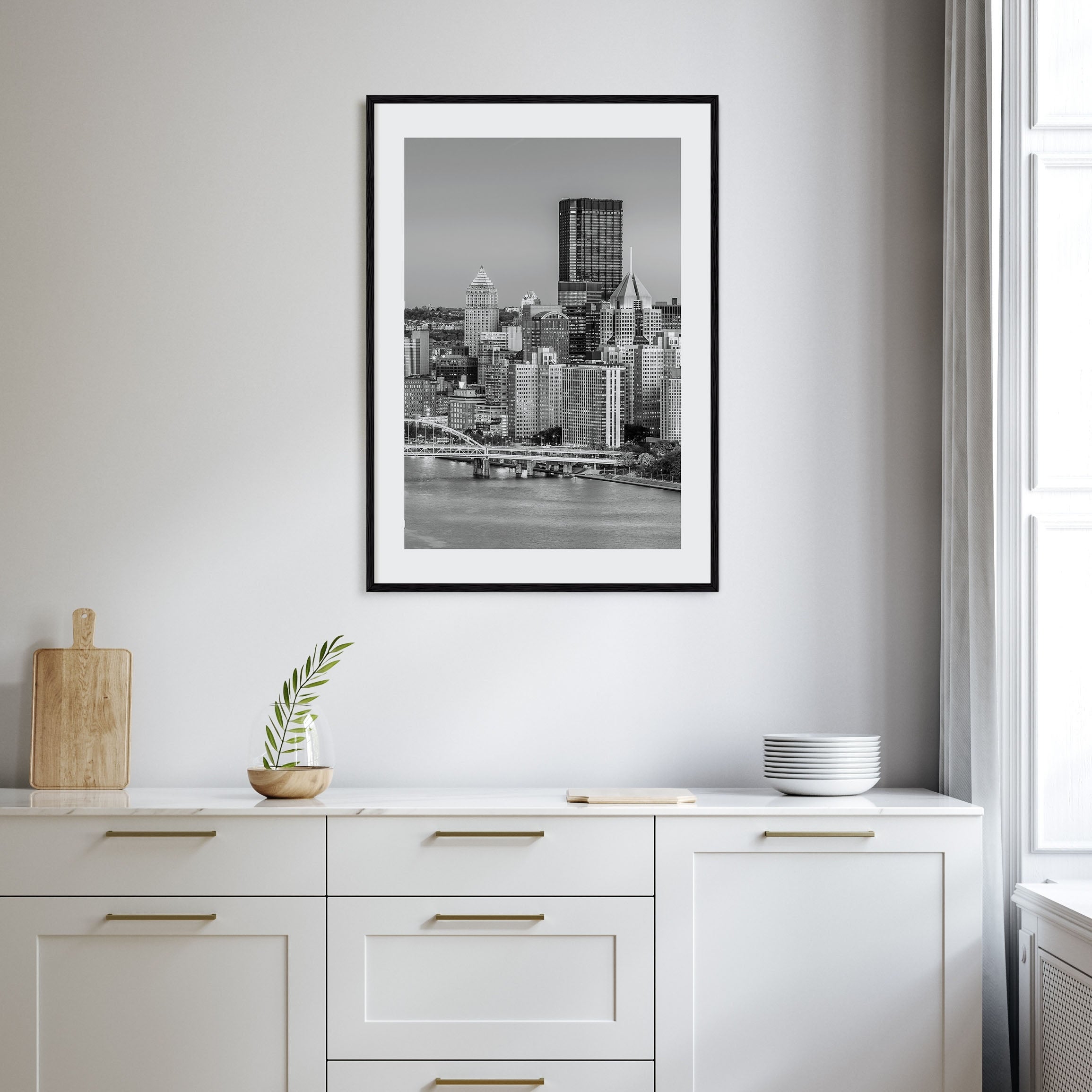 Pittsburgh Photo B&W No 1 Poster