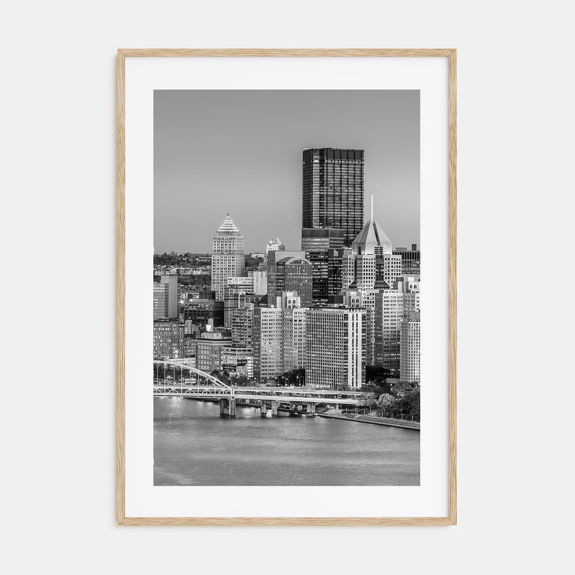 Pittsburgh Photo B&W No 1 Poster