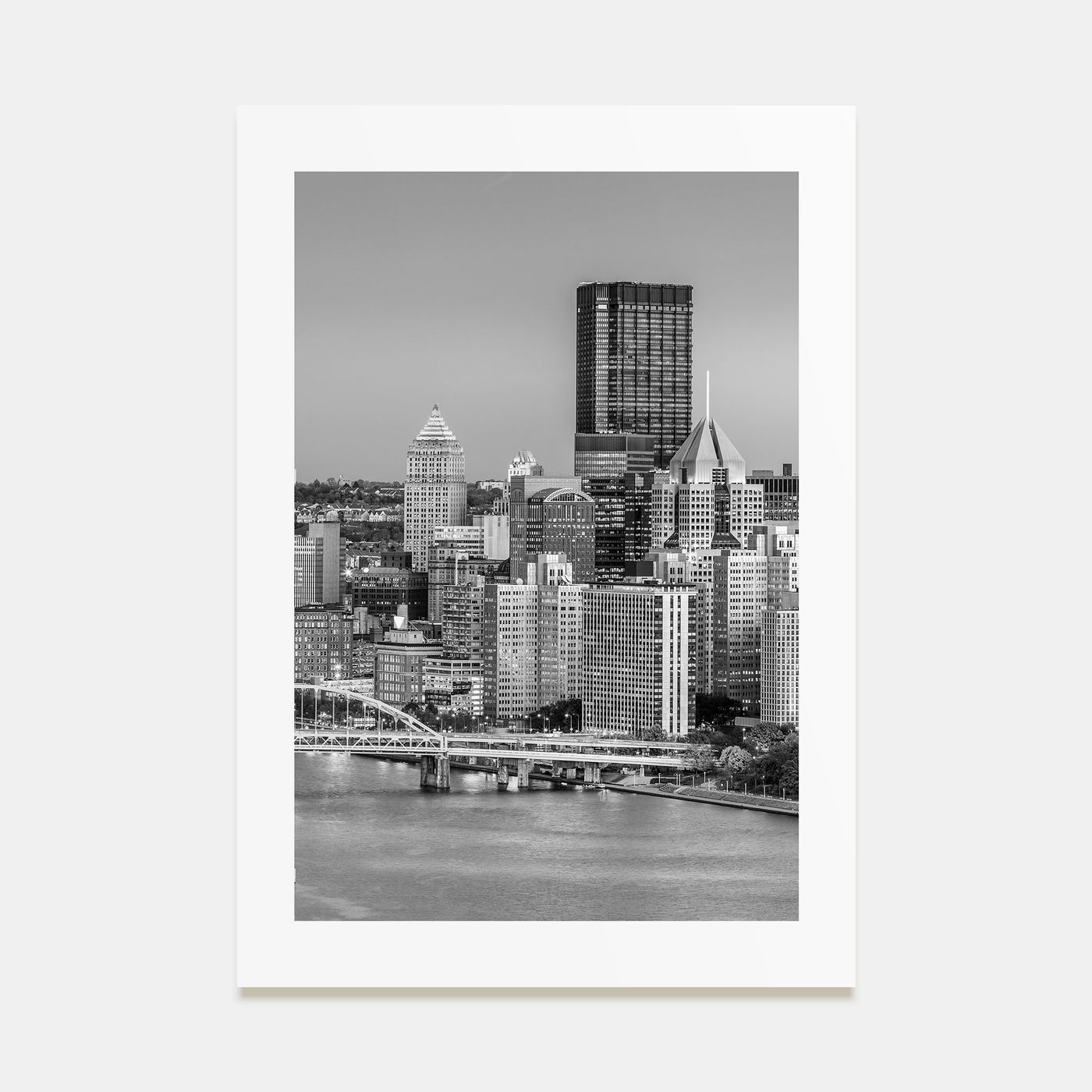 Pittsburgh Photo B&W No 1 Poster