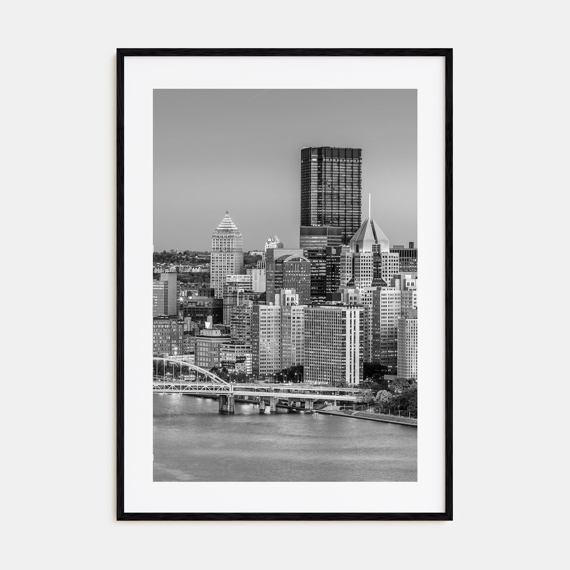 Pittsburgh Photo B&W No 1 Poster