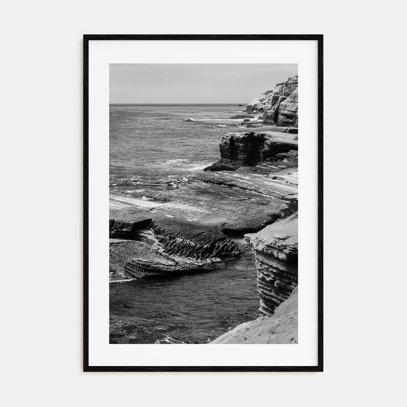 Point Loma Photo B&W Poster
