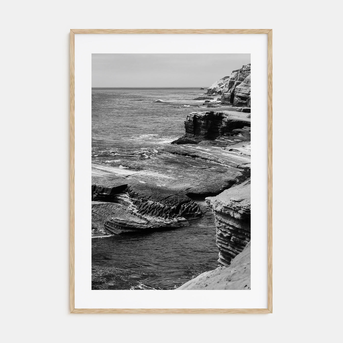Point Loma Photo B&W Poster