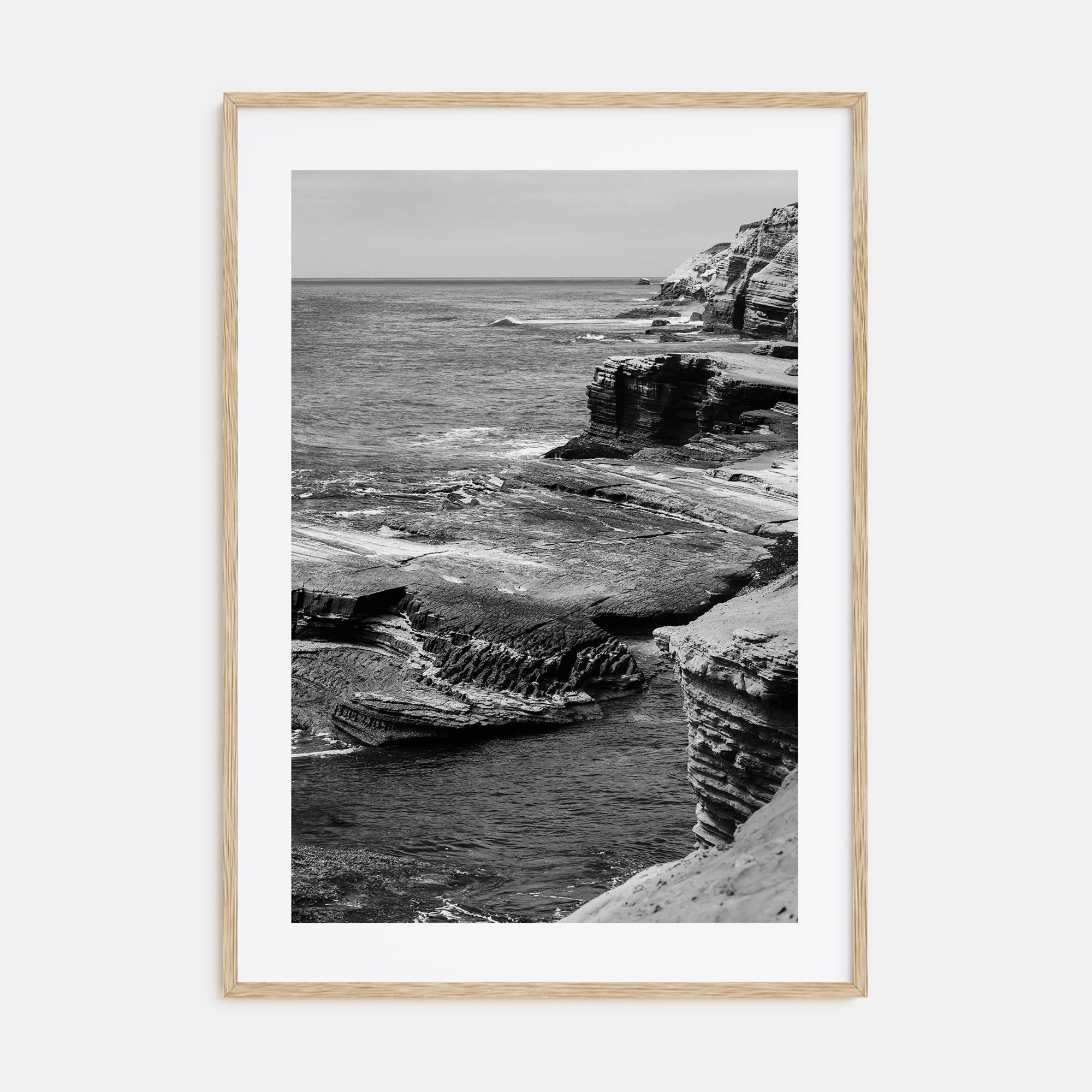 Point Loma Photo B&W Poster