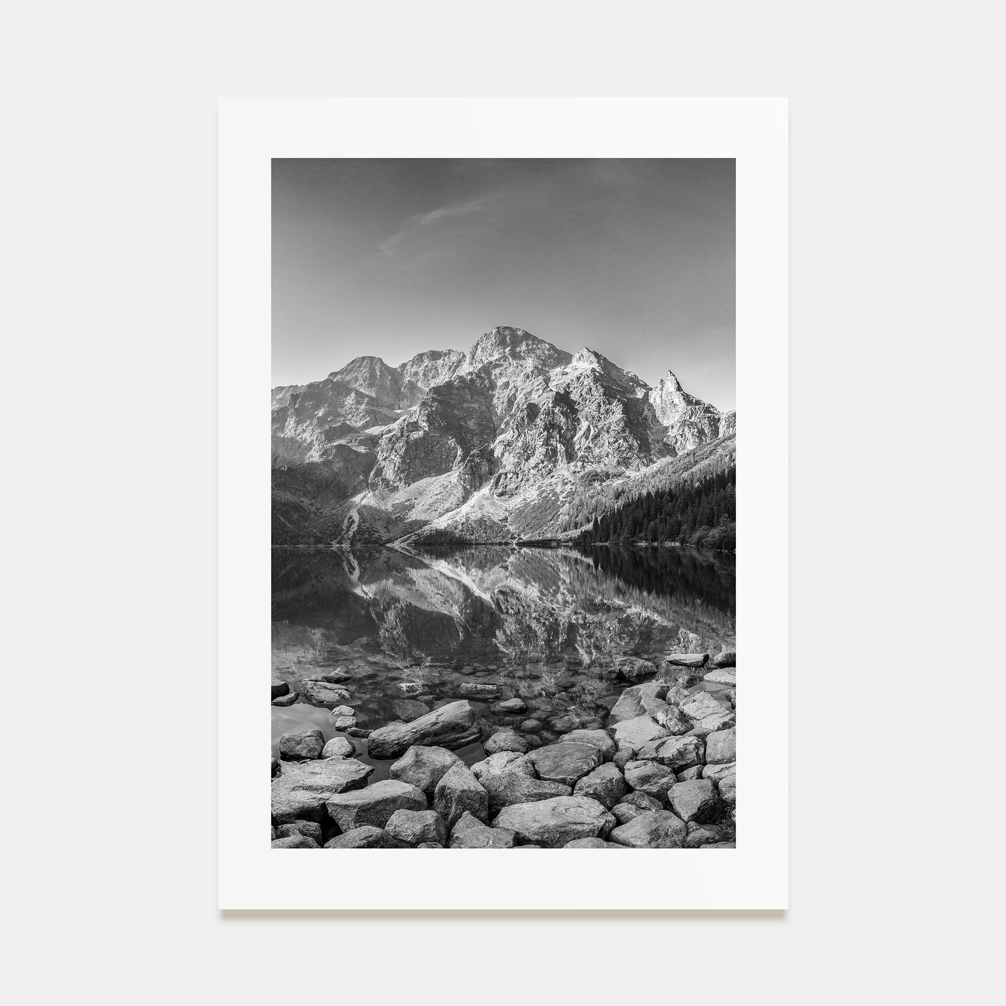 Poland Photo B&W Poster