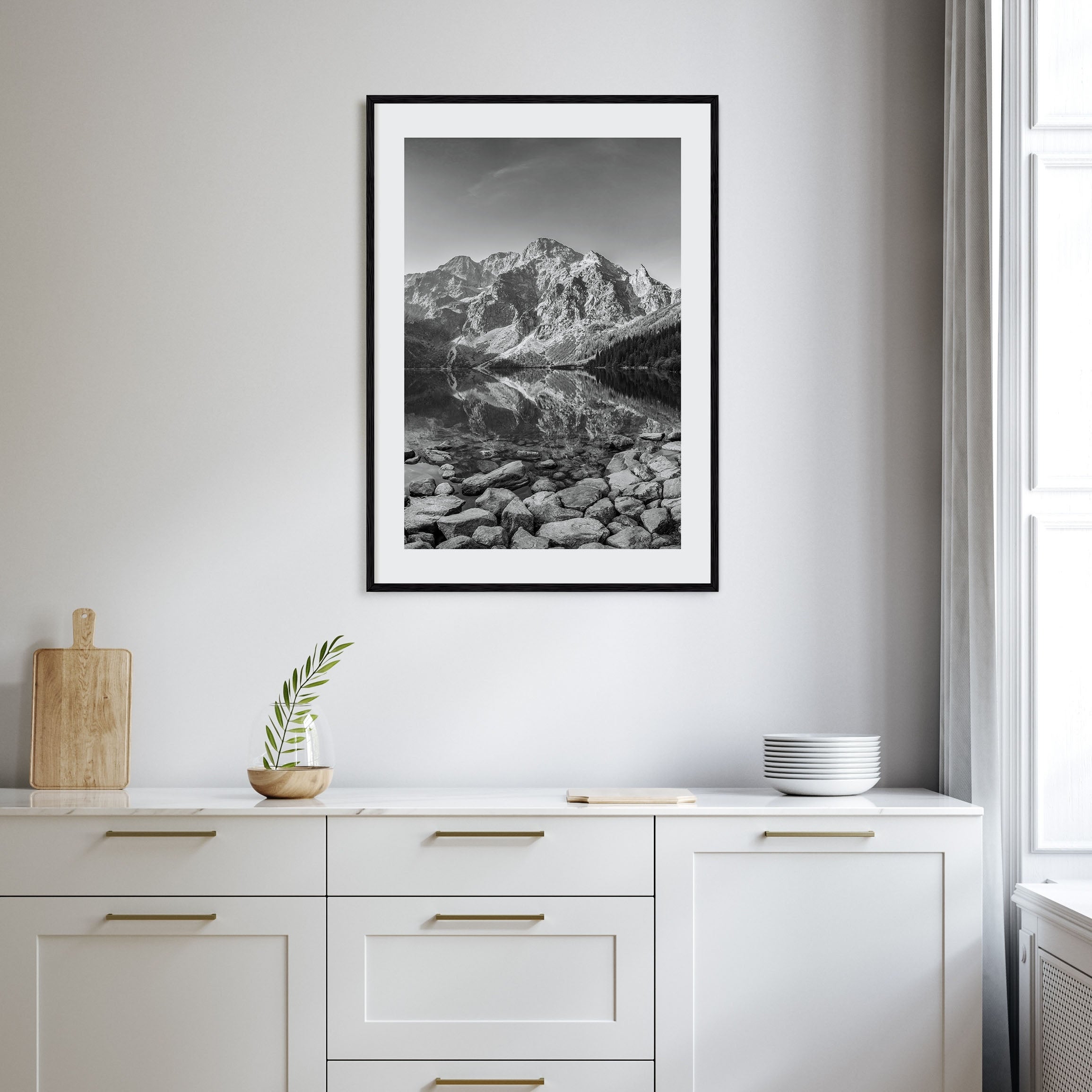 Poland Photo B&W Poster