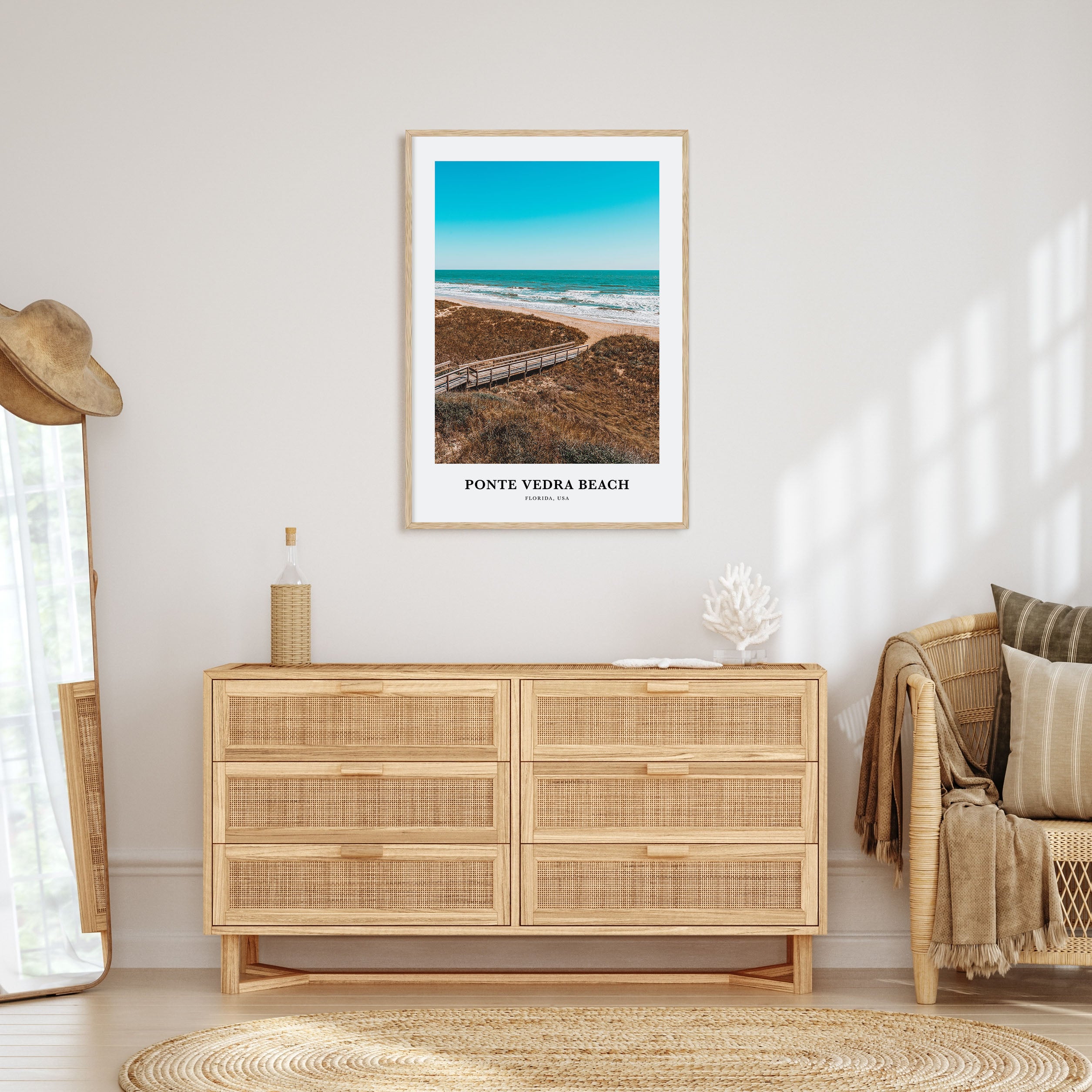 Ponte Vedra Beach Portrait Color Poster