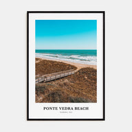 Ponte Vedra Beach Portrait Color Poster