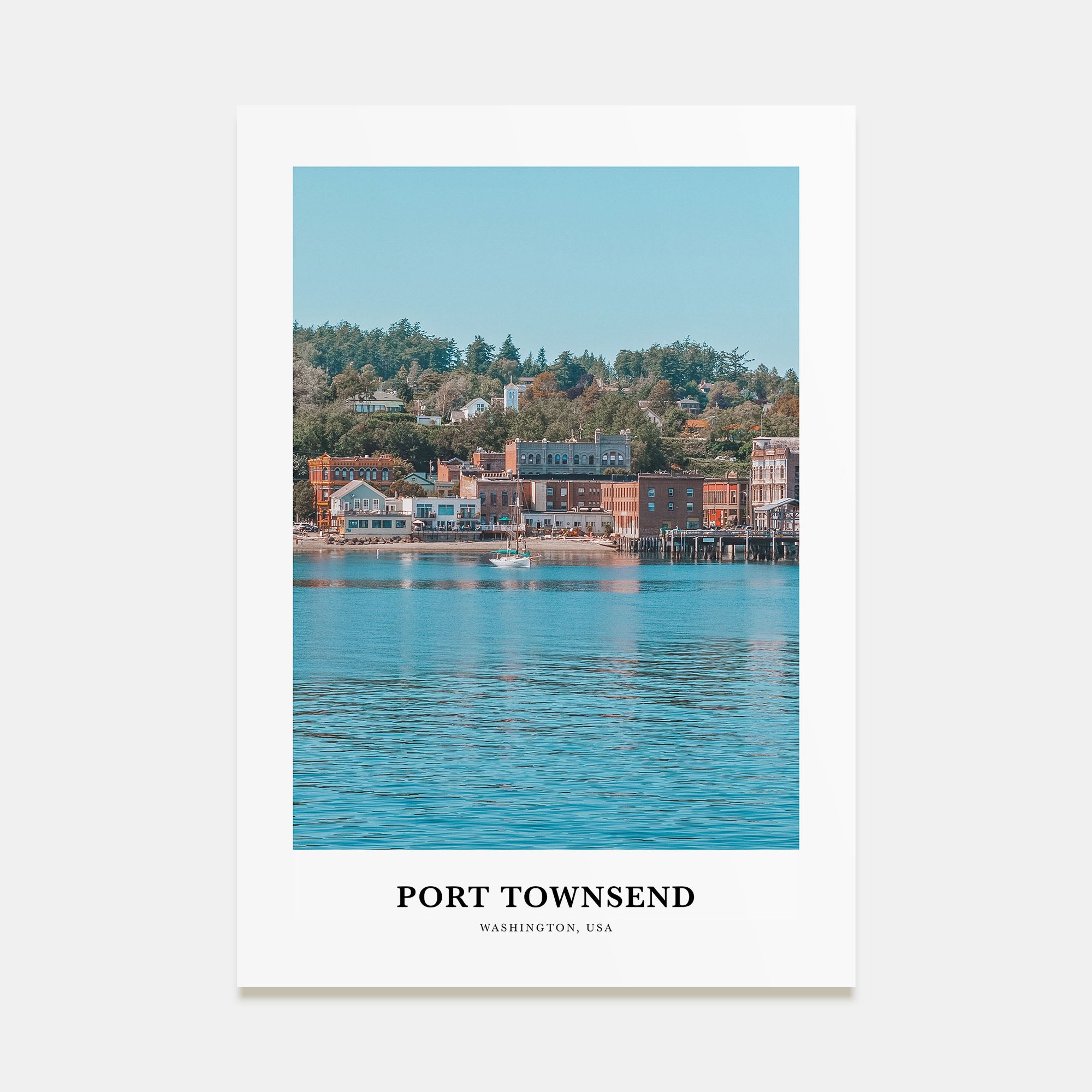 Port Townsend Portrait Color Poster