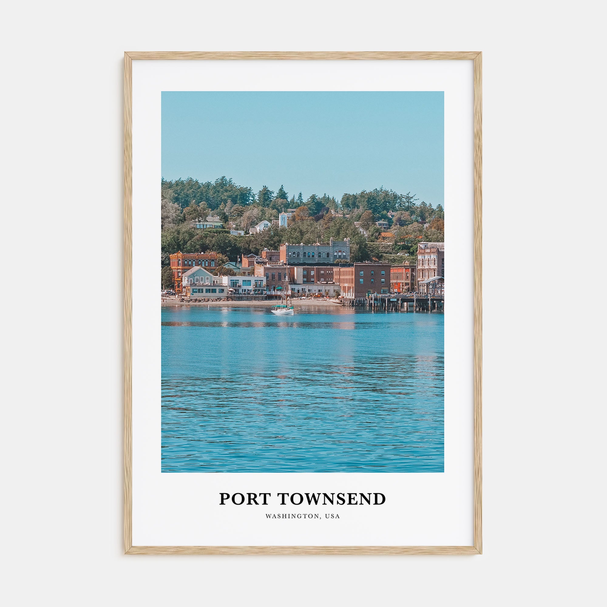 Port Townsend Portrait Color Poster