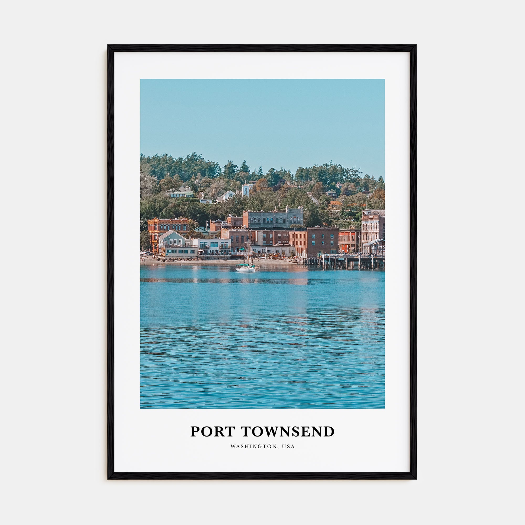 Port Townsend Portrait Color Poster