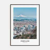 Portland, Oregon Portrait Color No 2 Poster