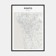 Porto Map Portrait Poster