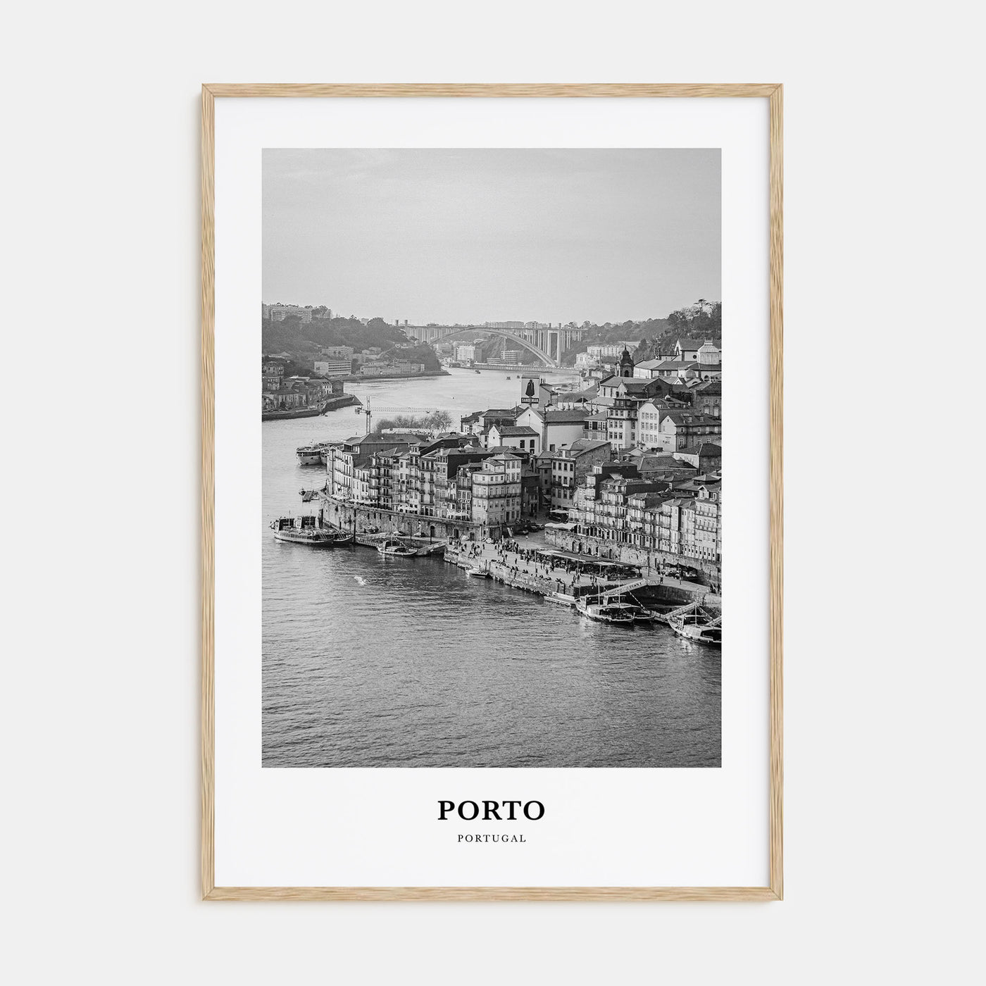 Porto Portrait B&W Poster