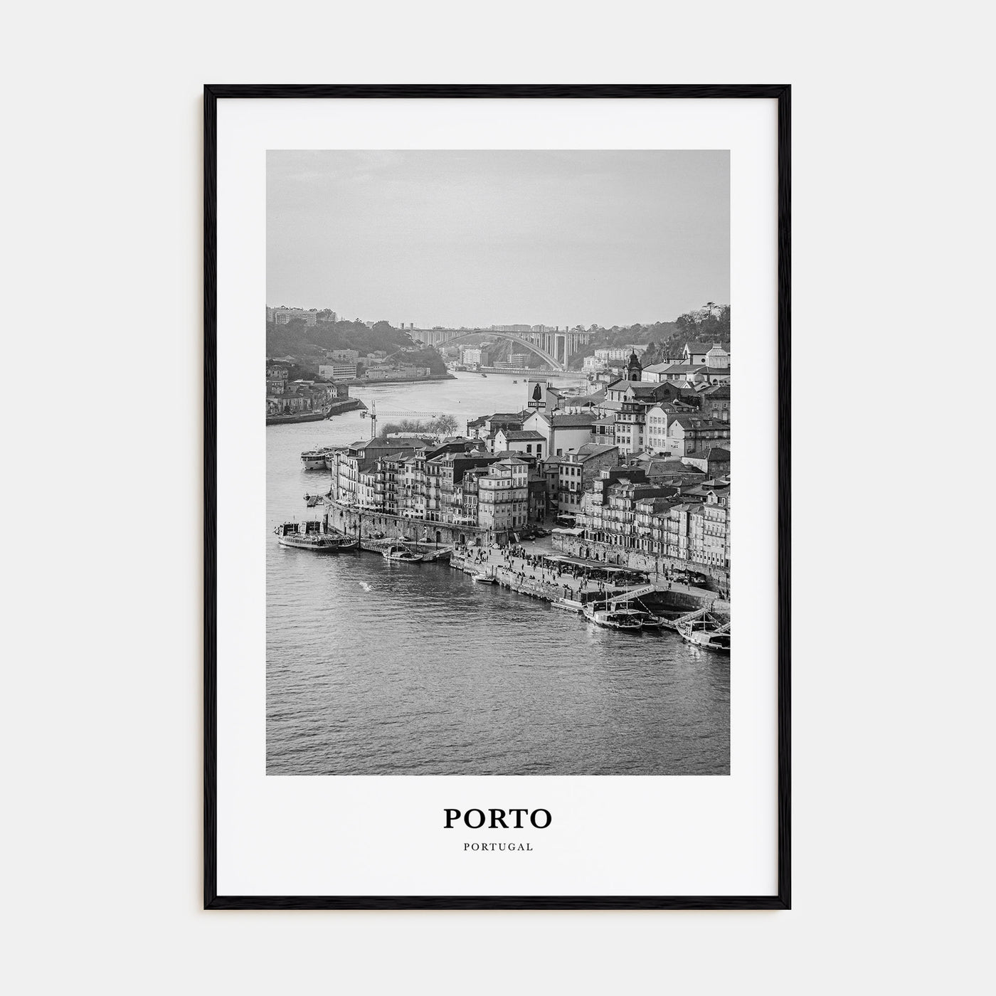Porto Portrait B&W Poster