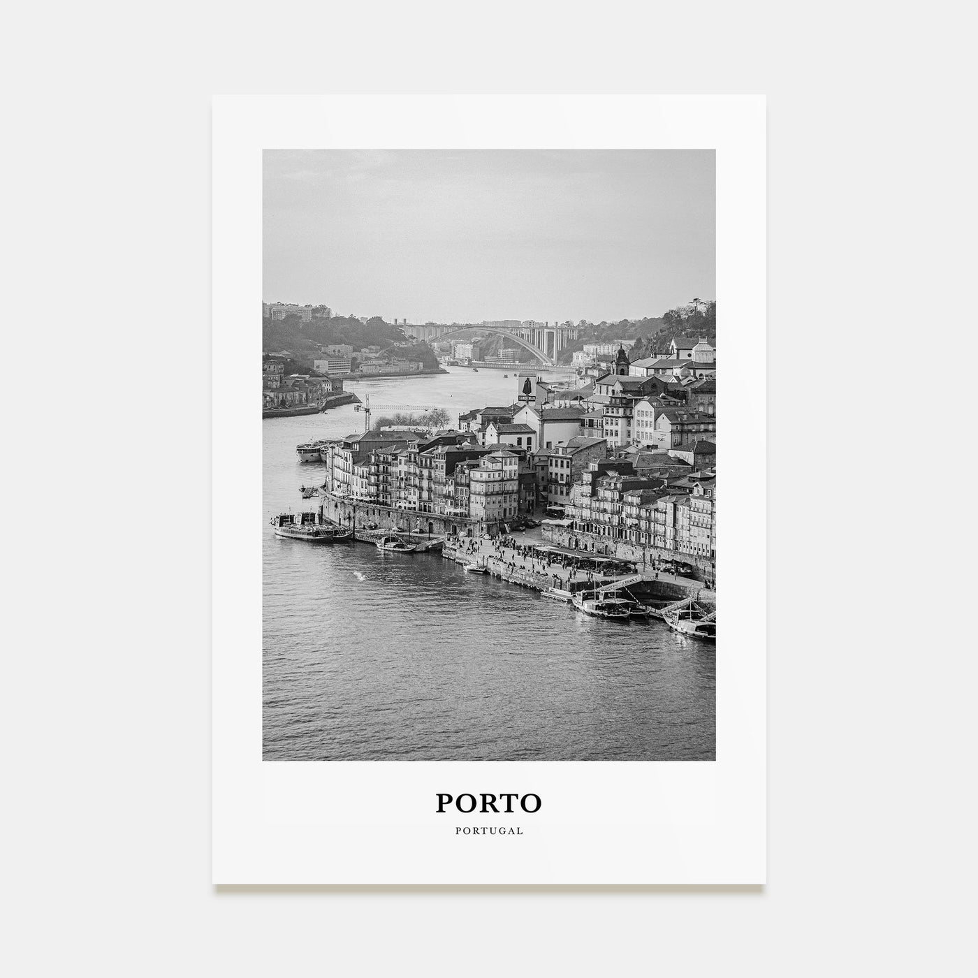 Porto Portrait B&W Poster