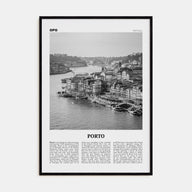 Porto Travel B&W Poster