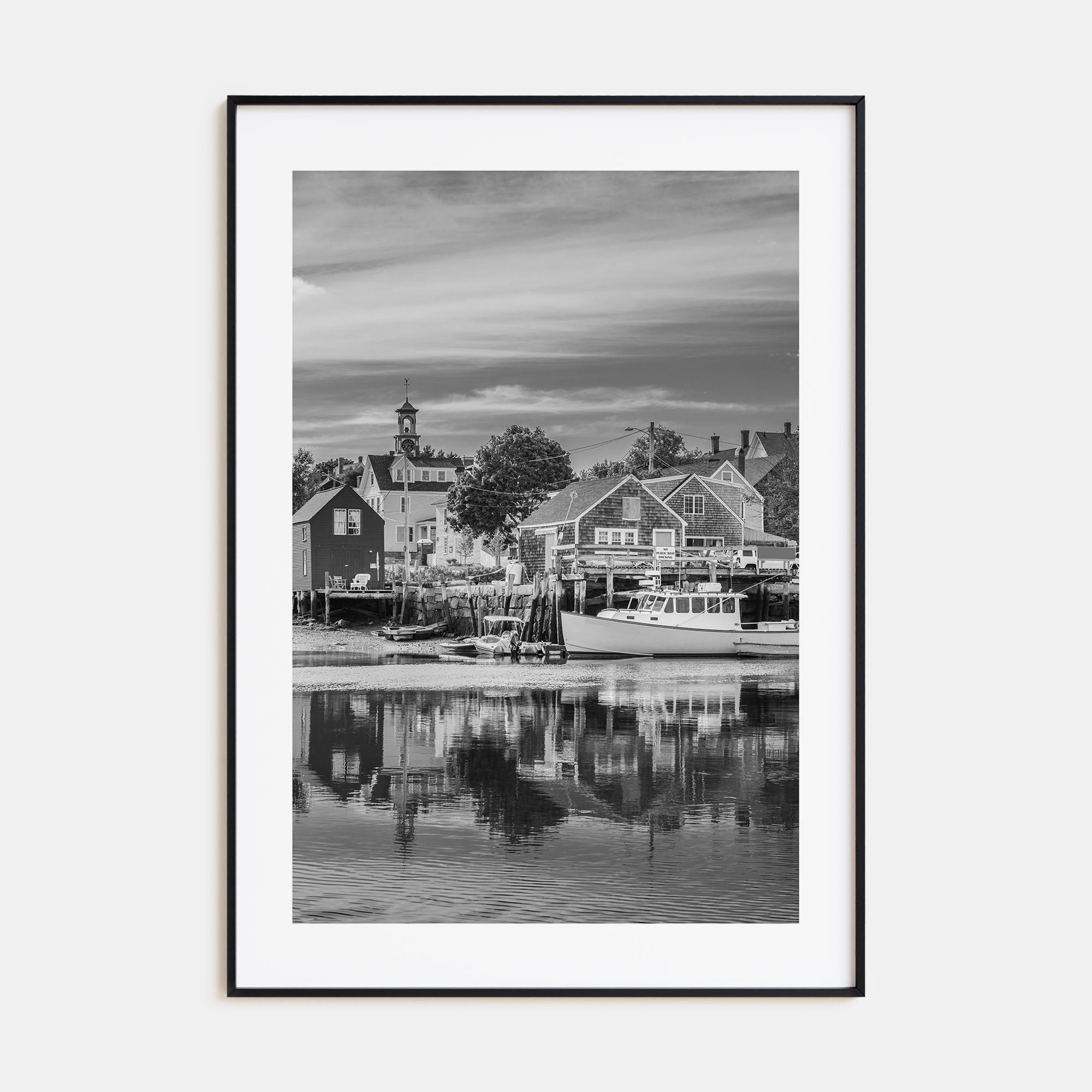 Portsmouth, New Hampshire Photo B&W Poster
