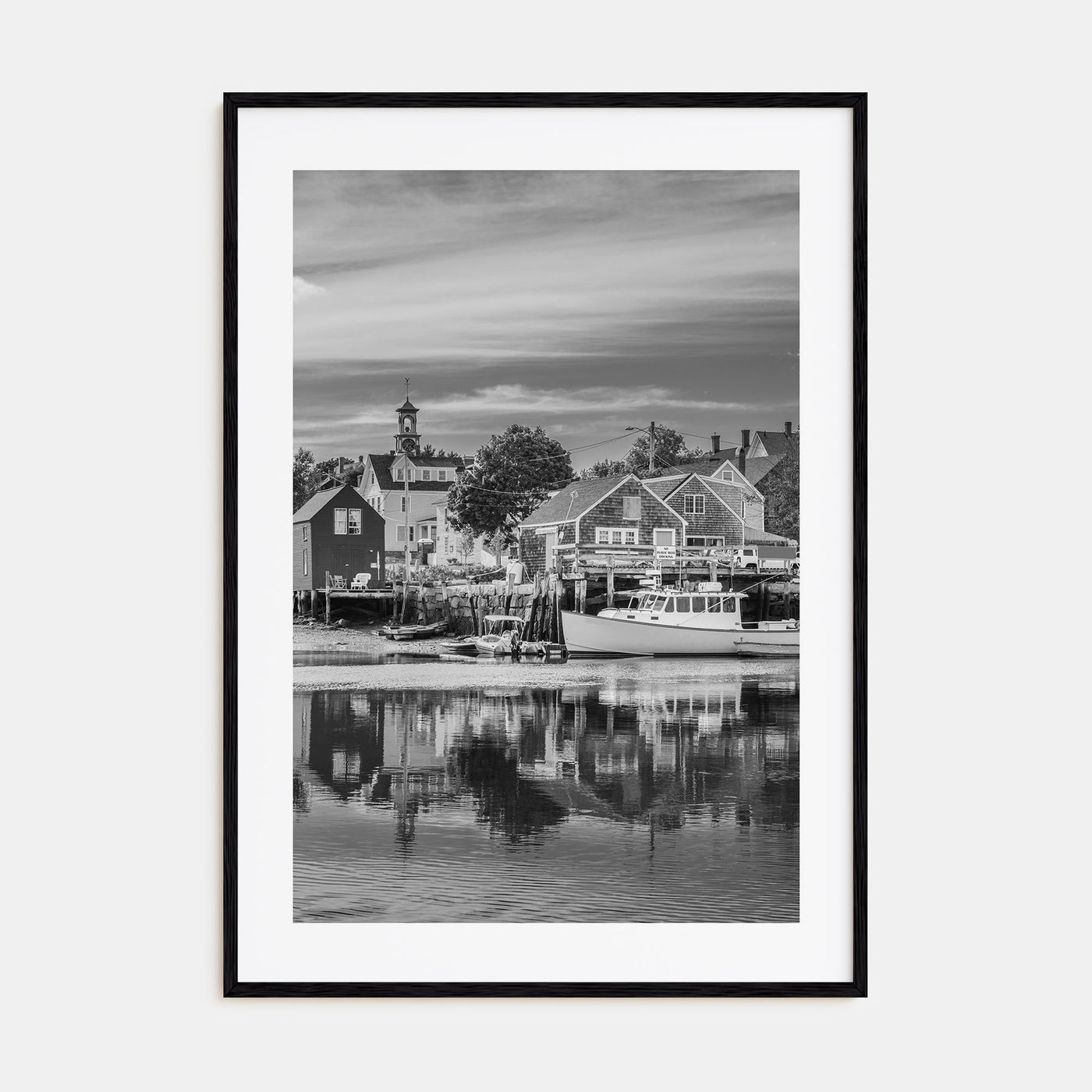 Portsmouth, New Hampshire Photo B&W Poster