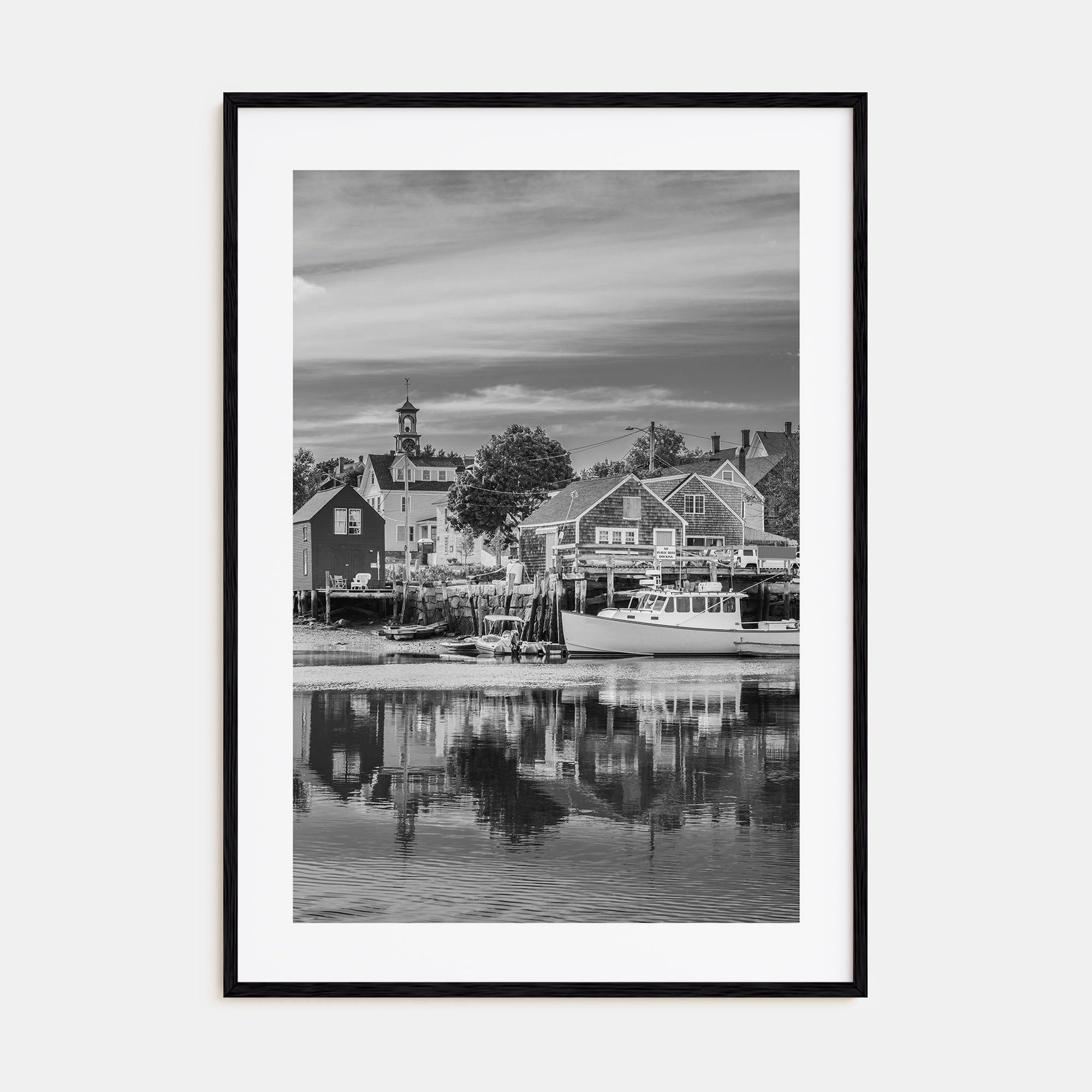 Portsmouth, New Hampshire Photo B&W Poster