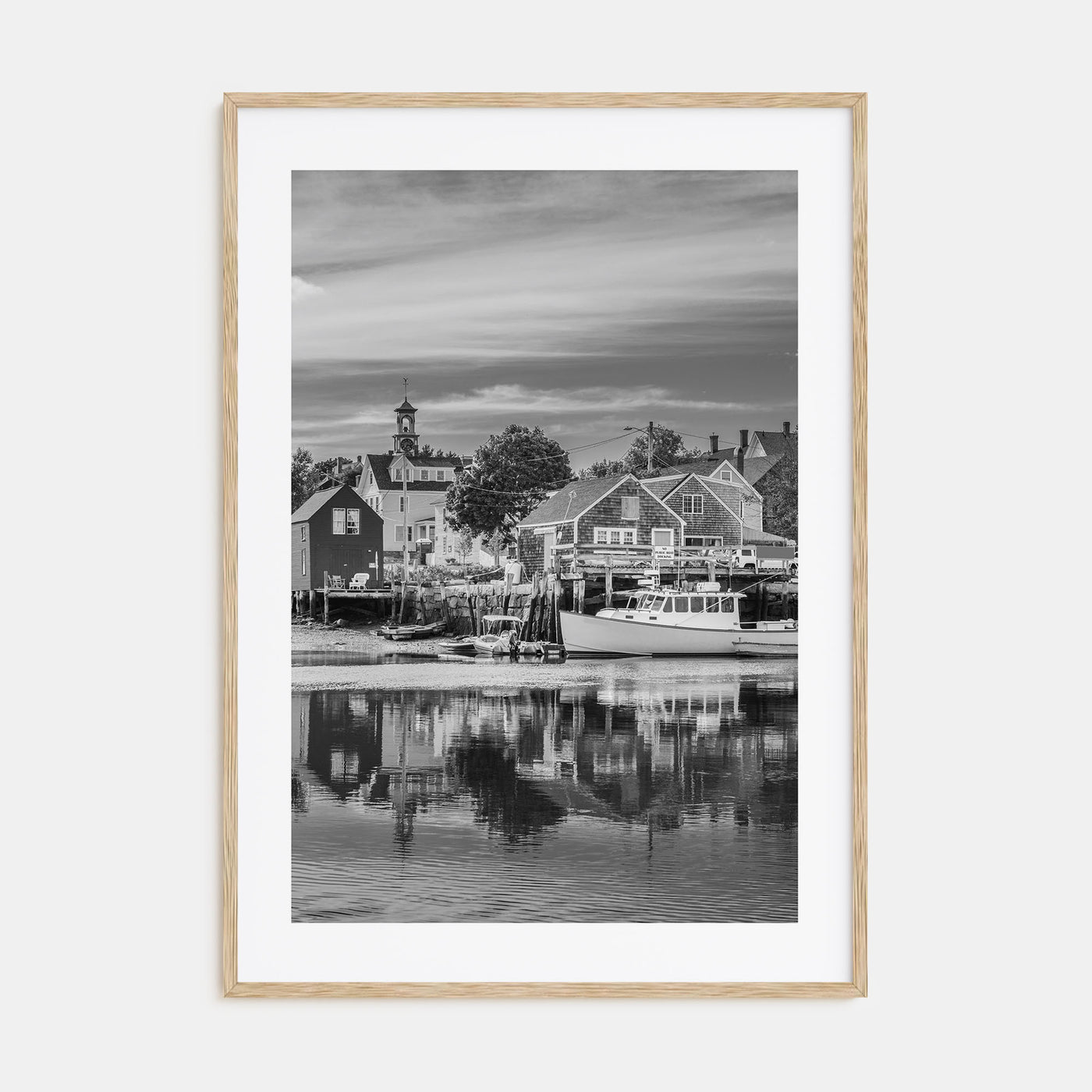 Portsmouth, New Hampshire Photo B&W Poster
