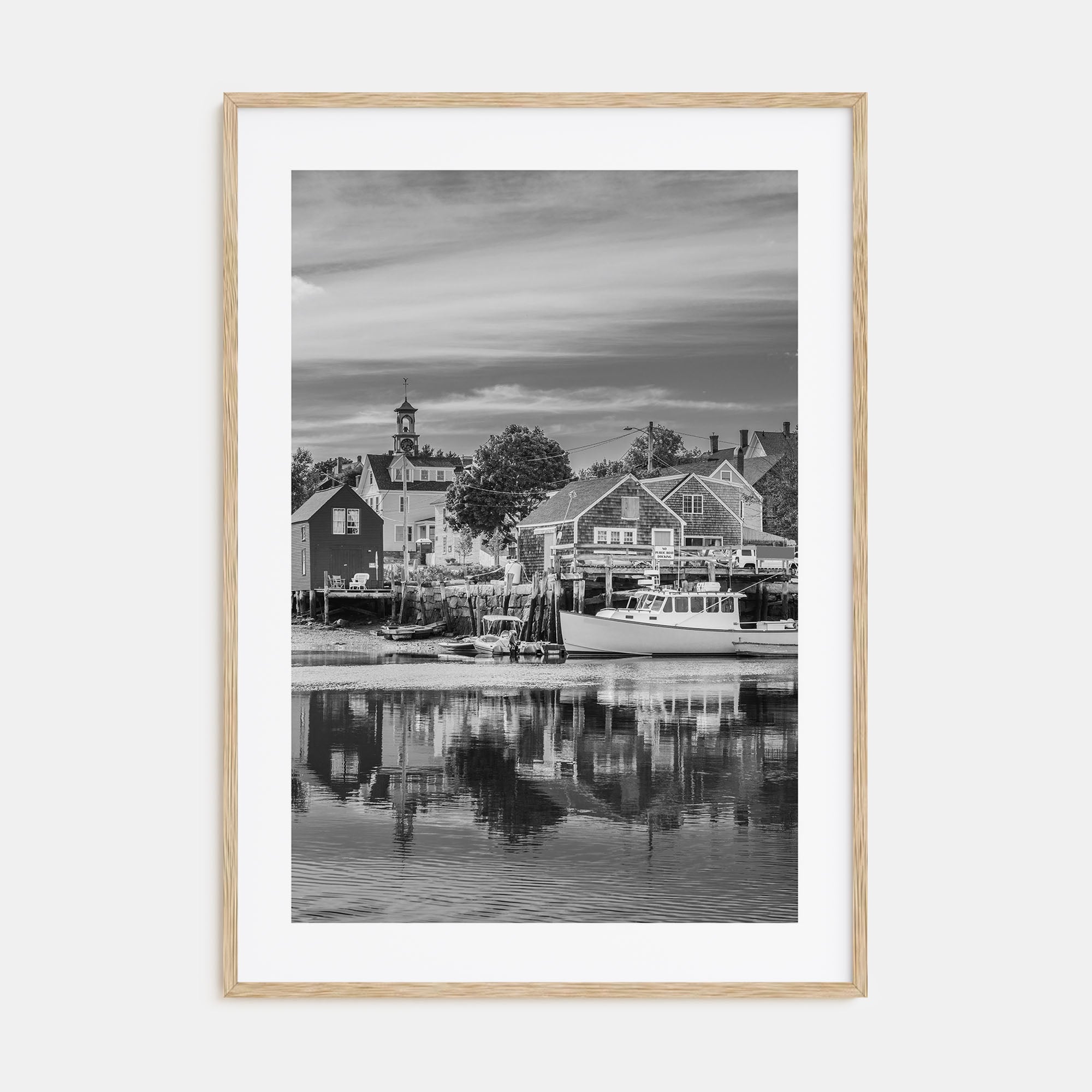 Portsmouth, New Hampshire Photo B&W Poster