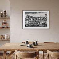 Portugal Landscape B&W Poster