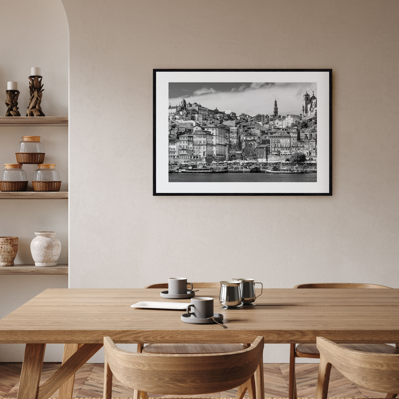 Portugal Landscape B&W Poster