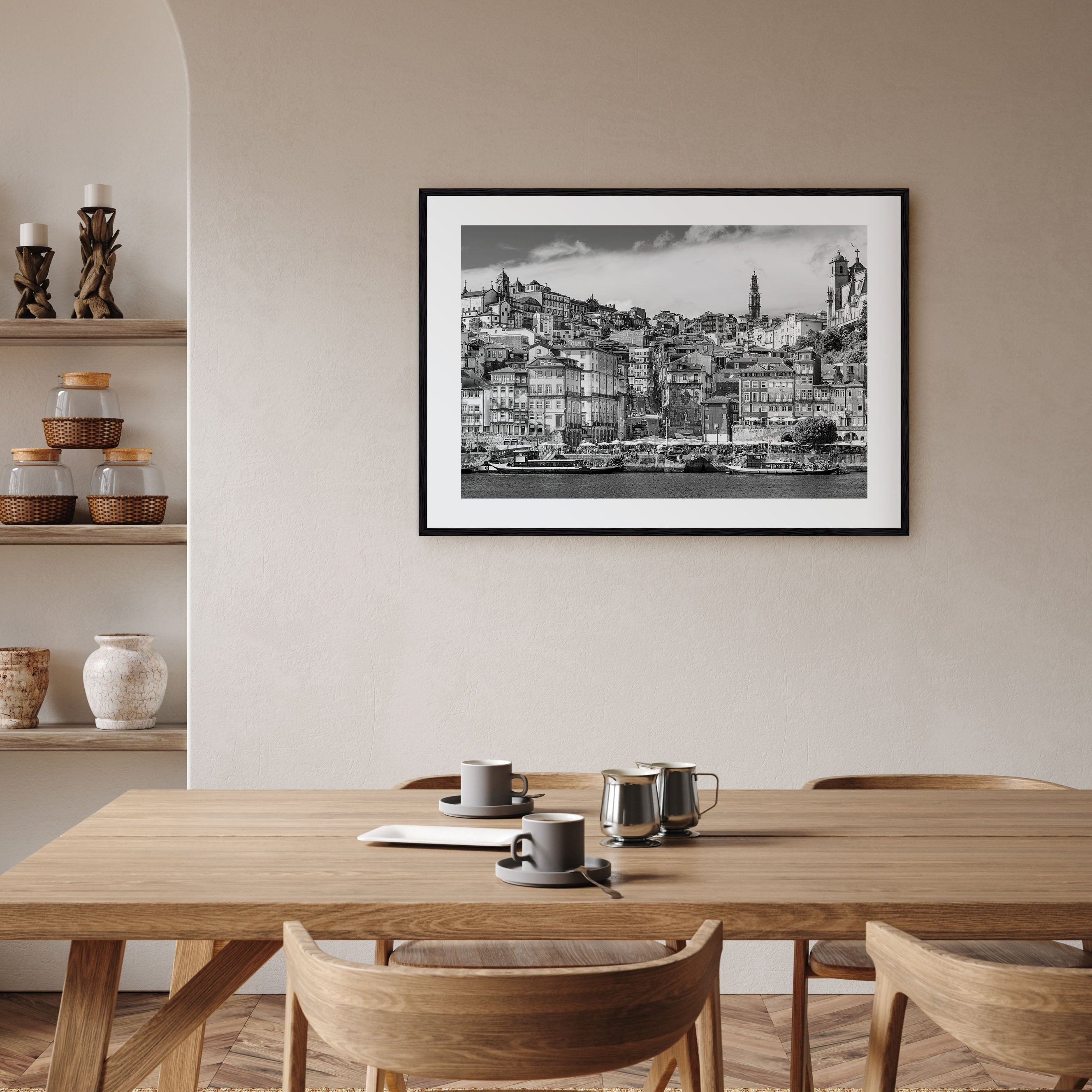 Portugal Landscape B&W Poster