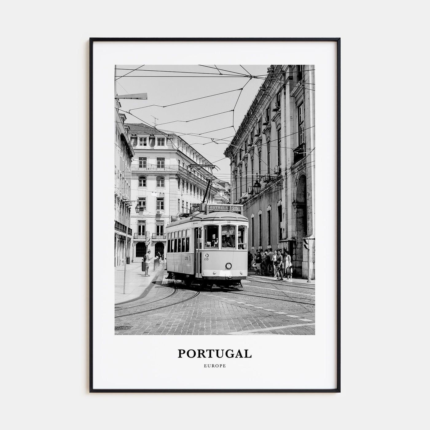 Portugal Portrait B&W No 2 Poster